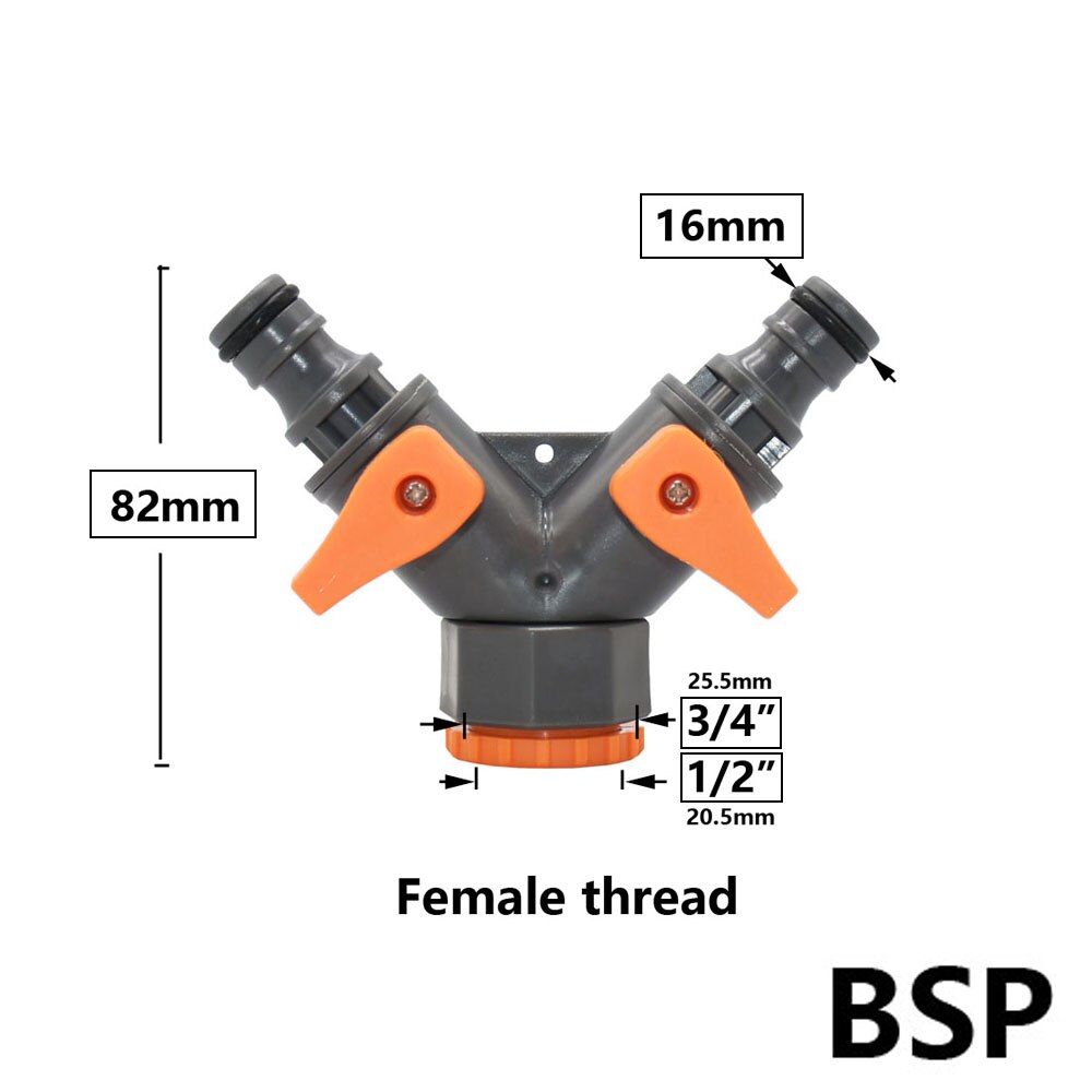 

Пластиковый соединитель для садовой воды WZCWJNLGM 1/2" 3/4"
