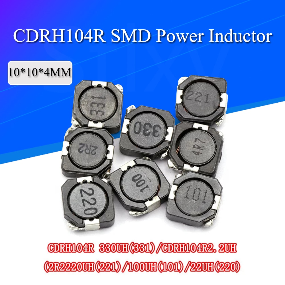 

5 шт. индукторы Stlxy CDRH104R SMD