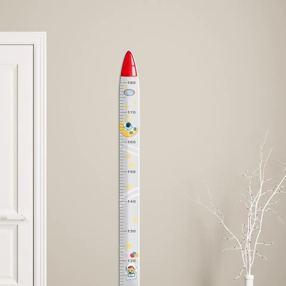 

Cartoon Animals Baby Height Measure Wall Sticker Giraffe Wallpaper for Kids Room Nursery Children Height Ruler Growth Chart