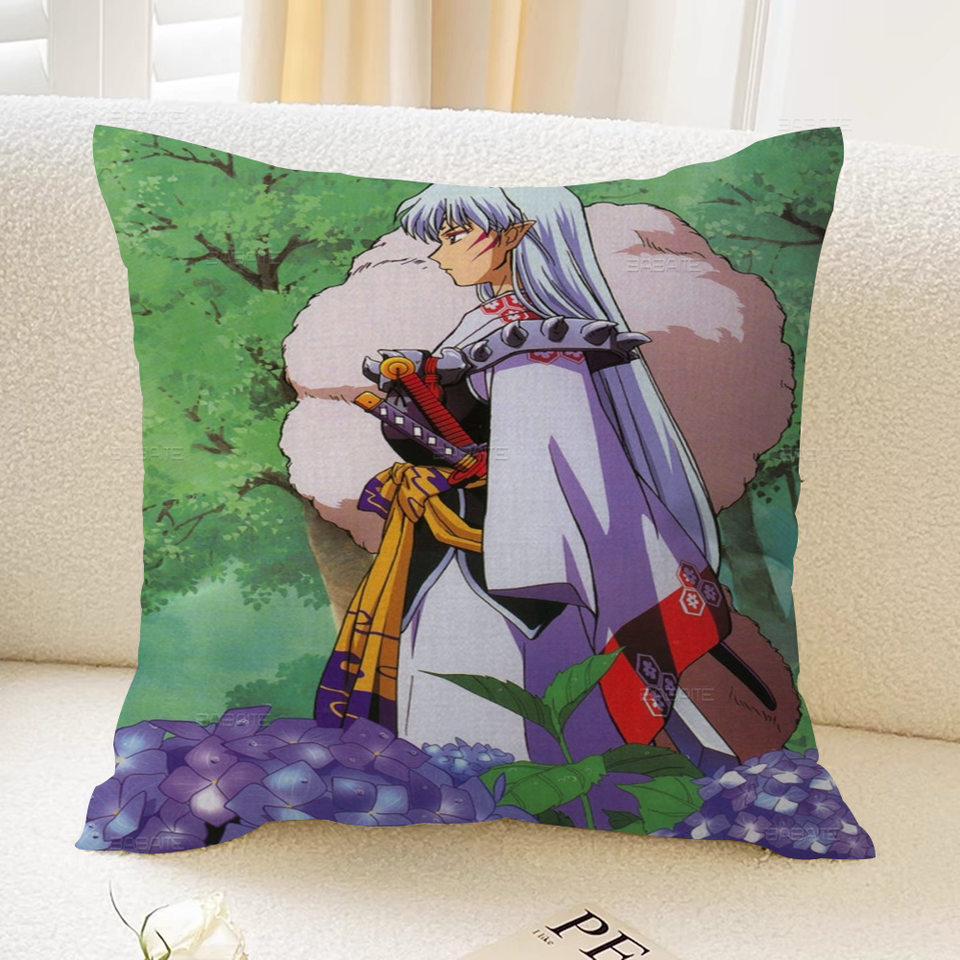 

Чехлы для подушек в стиле аниме InuYasha, декор для фермерского дома, домашние наволочки для украшения дивана