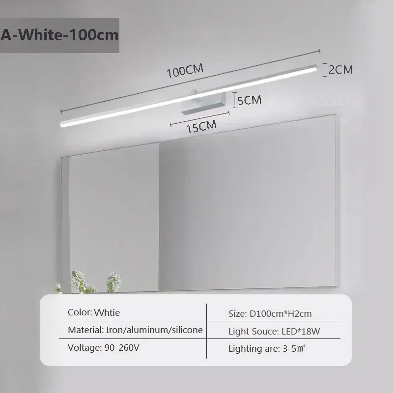 

CETANT Настенный светильник LED 40/60/80/100 см