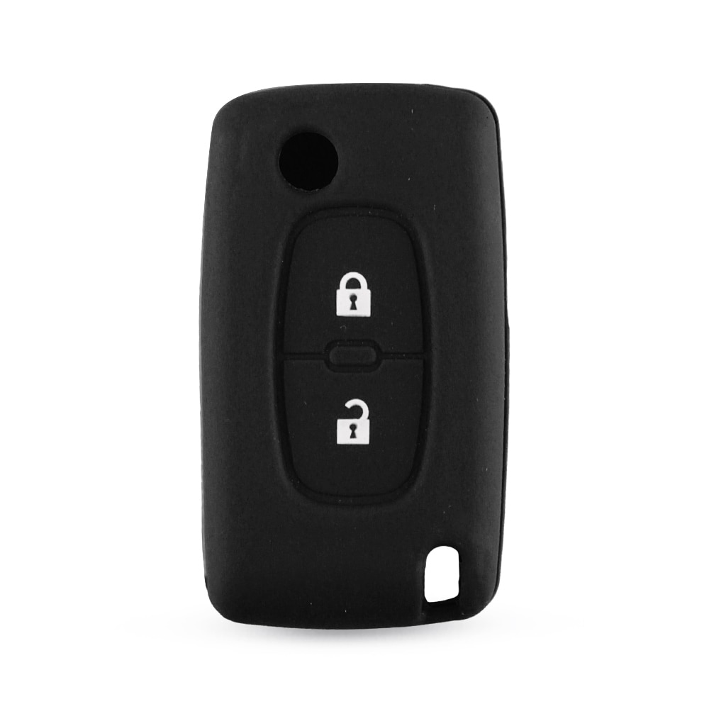 

Силиконовый чехол KEYYOU для Peugeot 208 207 3008 308 508 408 2008 407 307 206 2 Button Citroen Sega C5