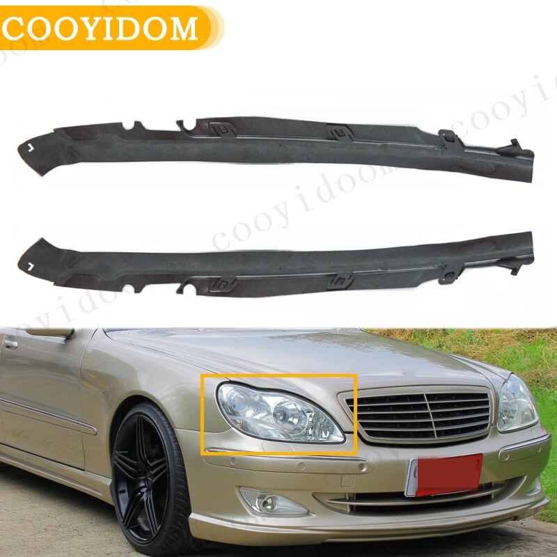 

Накладка на переднюю фару автомобиля для Mercedes Benz S W220 S280 S350 S430 S500 S600 2003-2005 A2208260781 A2208260791