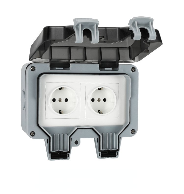 

Всепогодная уличная розетка IP66 16A
