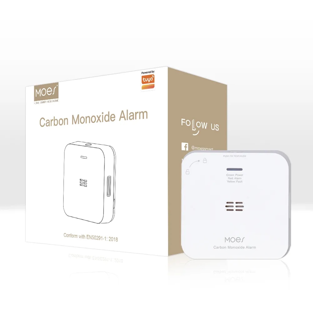 

MOES Tuya ZigBee Детектор угарного газа