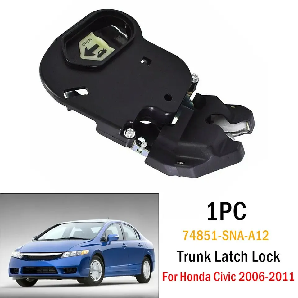 

74851-SNA-A12 для Honda Civic 2006-2011, автомобильный багажник, защелка, блокировка крышки, привод, задний багажник, подъемные двери, аксессуары для автомобиля