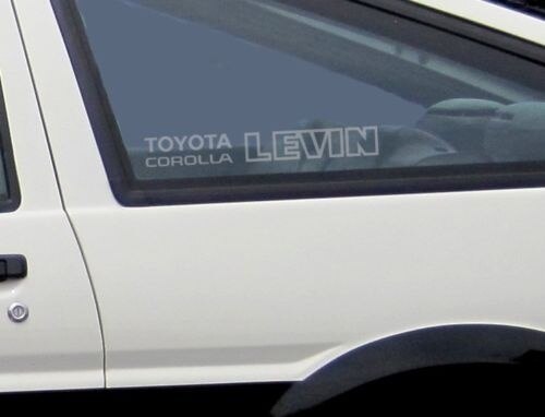 

Наклейки на окна с гравировкой для 2xAE86 Levin Corolla x2, corolla, Levin, drift, initial D