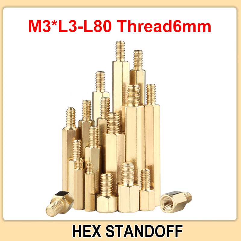 

Латунные стойки M3 3-70 мм