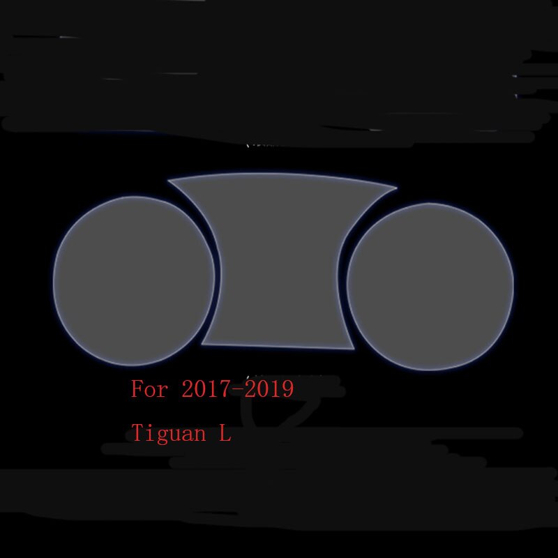 

3 шт./набор, Защитная пленка для приборной панели 2017-2019 Tiguan L