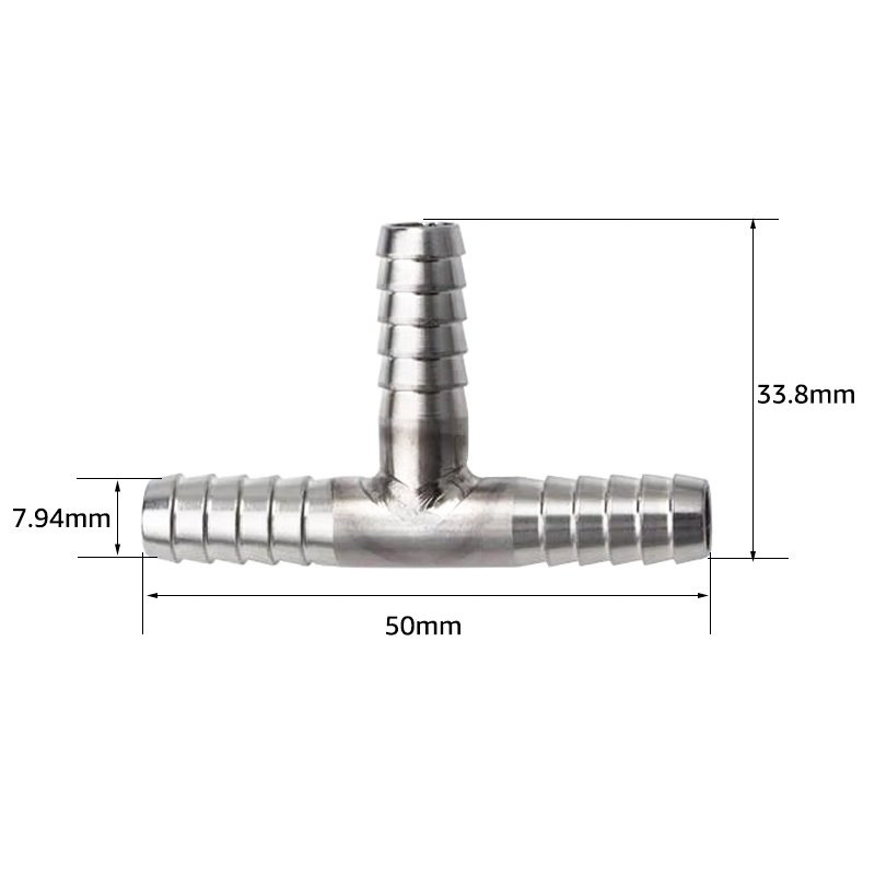 

Штуцер из нержавеющей стали ELECQUEEN 1/4", 3-ходовой