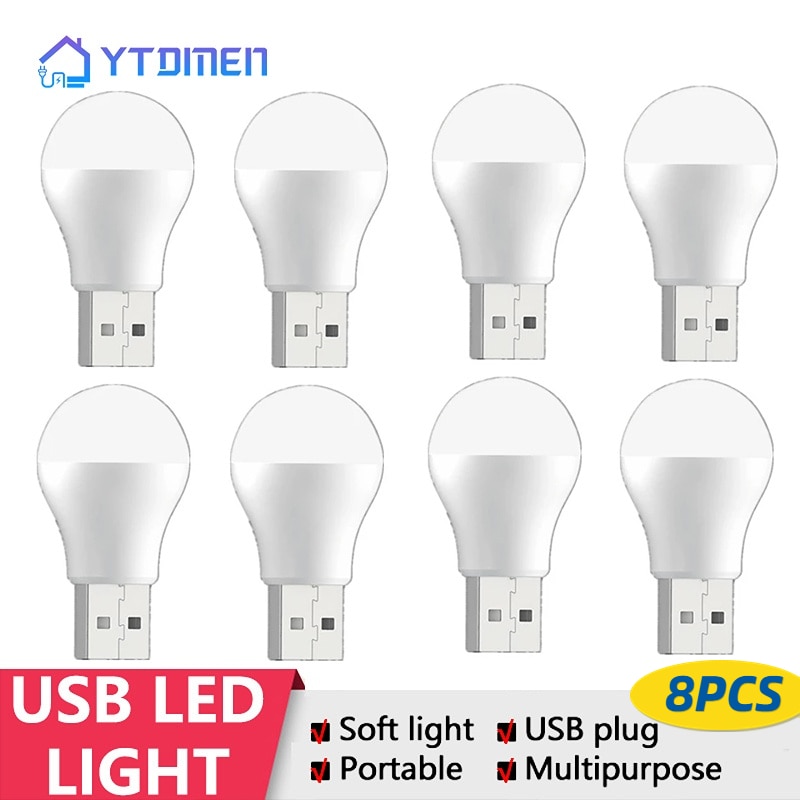 

YTDMEN USB Светильники для чтения 8 шт.