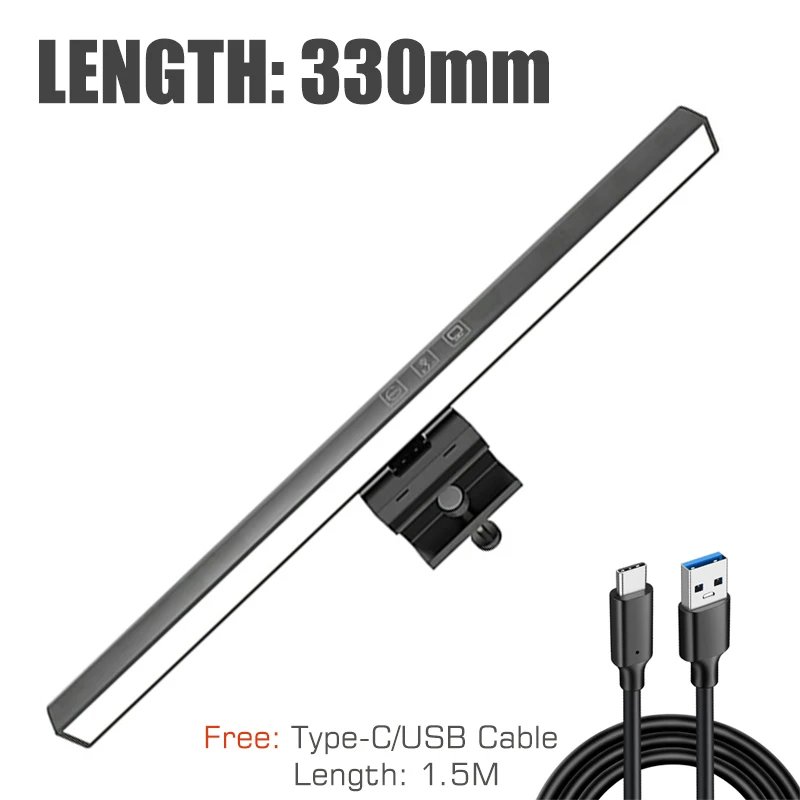 

Heinast LED настольная лампа для экрана белая/черная 30см