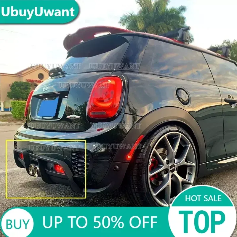 

Для диффузора заднего бампера JCW для Mini F56 JCW Style, накладка заднего диффузора из углеродного волокна/FRP (замена)