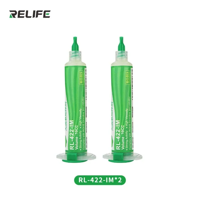 

RELIFE RL-422-IM Бессвинцовая бегелогенная паяльная паста Специальный флюс для обслуживания паяльных инструментов Безопасность Защита окружающей среды