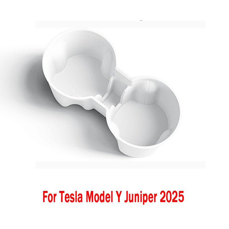 

Подстаканник для воды для Tesla Model 3 Highland 2024 Model Y Juniper 2025, автомобильные аксессуары, органайзер для центральной консоли, ящик для хранения