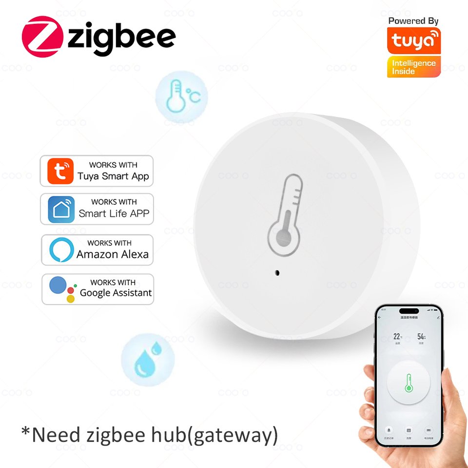 

Tuya Zigbee 3.0 датчик температуры и влажности