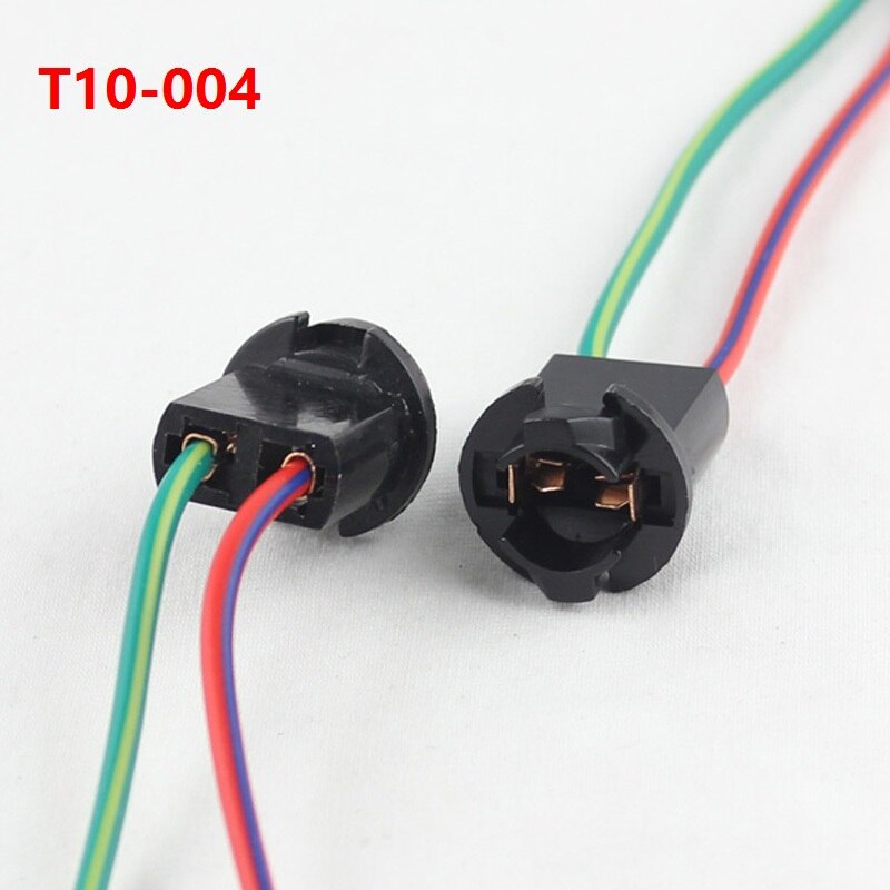 

Автомобильный держатель для светодиодной лампы T10 W5W 194 168 T15, Предварительно Проводные адаптеры, 10 шт.