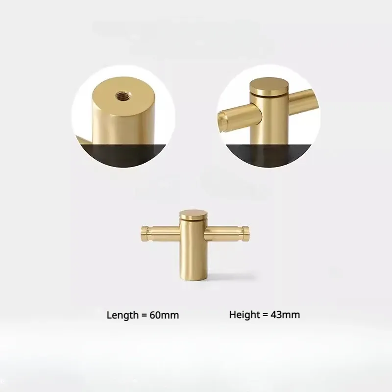 

Латунные ручки для мебели TINYHOB