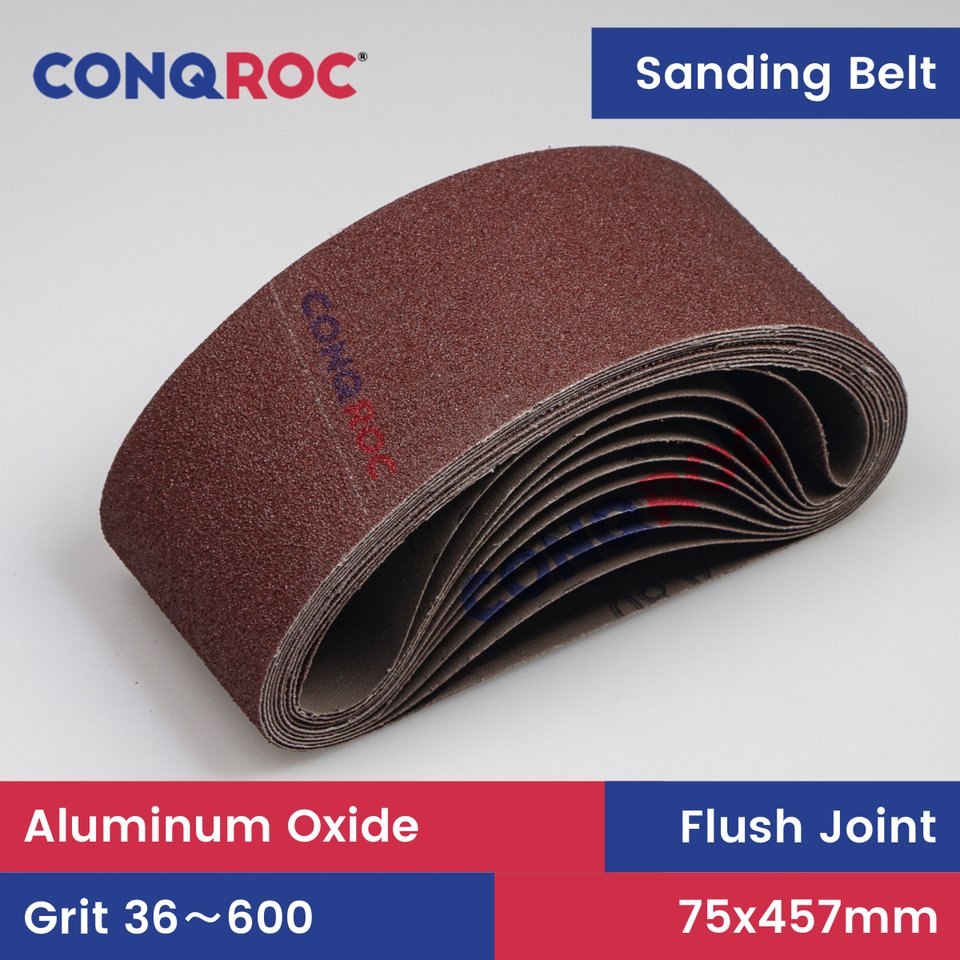 

Шлифовальные ленты CONQROC из оксида алюминия 3"x18", P36~600