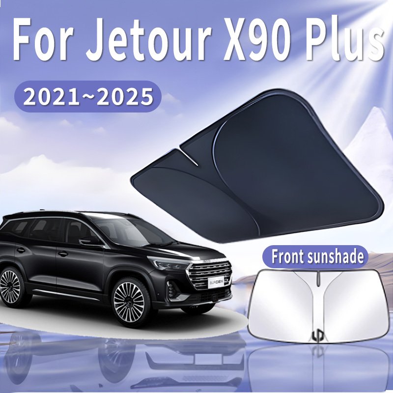 

Автомобильный солнцезащитный козырек для Jetour X90 Plus 2021 2022 2023 2024, солнцезащитный козырек на лобовое стекло, теплоизоляция, летнее охлаждение, автоаксессуары