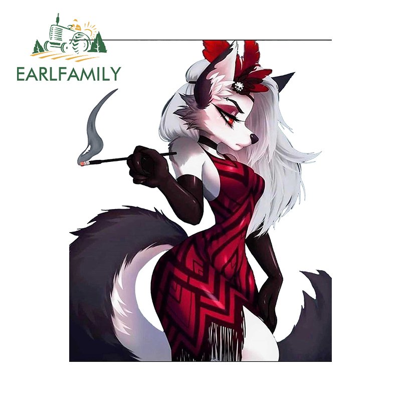 

EARLFAMILY 13 см x 10,6 см элегантные наклейки для курительной машины Loona вечернее платье аниме сексуальные наклейки личный декор для гонок с фургоном