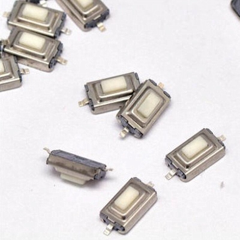 

50 шт., 3*6*2,5 мм, 3*6*2,5 H, 3x6x2,5 мм, SMD, белый, красный, серый, кнопочный переключатель, микропереключатель, тактовый переключатель
