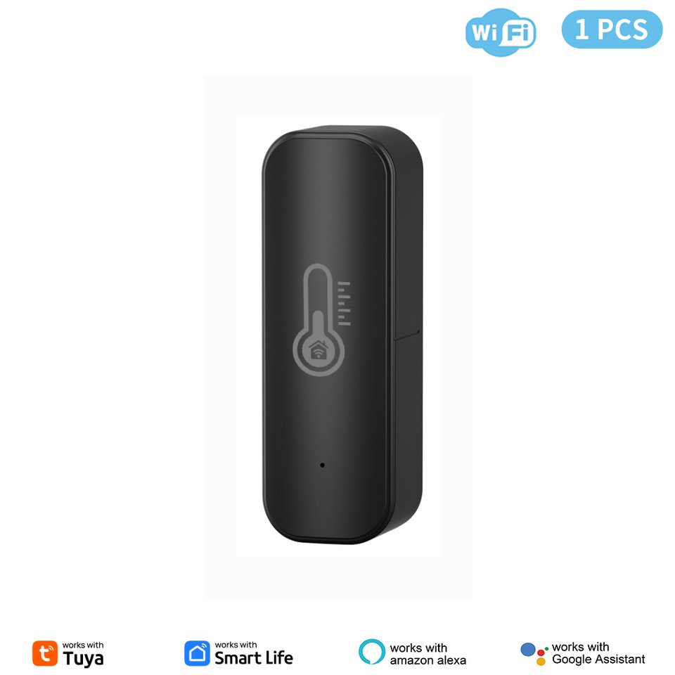 

Датчик Температуры И Влажности Tuya Wi-Fi, Питание От Батареи, Детектор Влажности В Помещении С Приложением Для Мониторинга