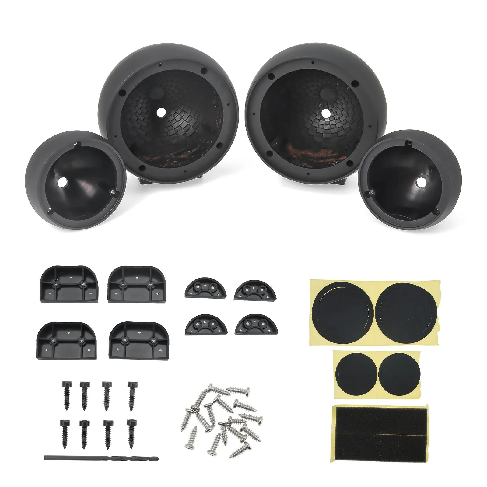 

1 пара тримача автомобільного динаміка Кронштейн Shell Horn Bracket Audio Tri Frequency Inversion Free Mid High Tone Cup Shell Speaker Holder