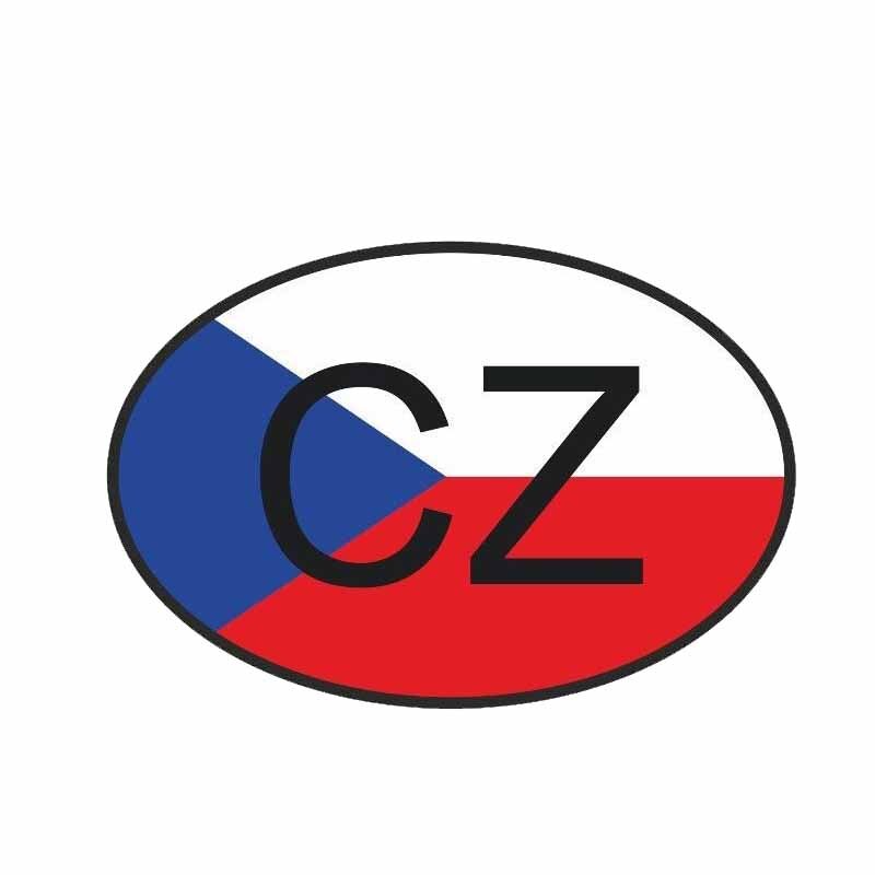 

K206 #13 см/17 см Чешская страна код Автомобильная Наклейка Автомобильные аксессуары наклейка для авто