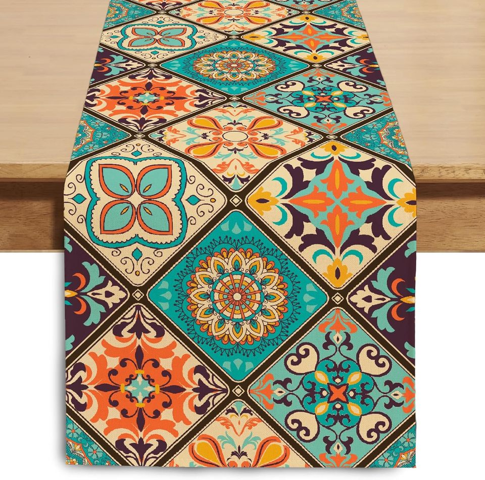 

Льняная дорожка для стола Boho