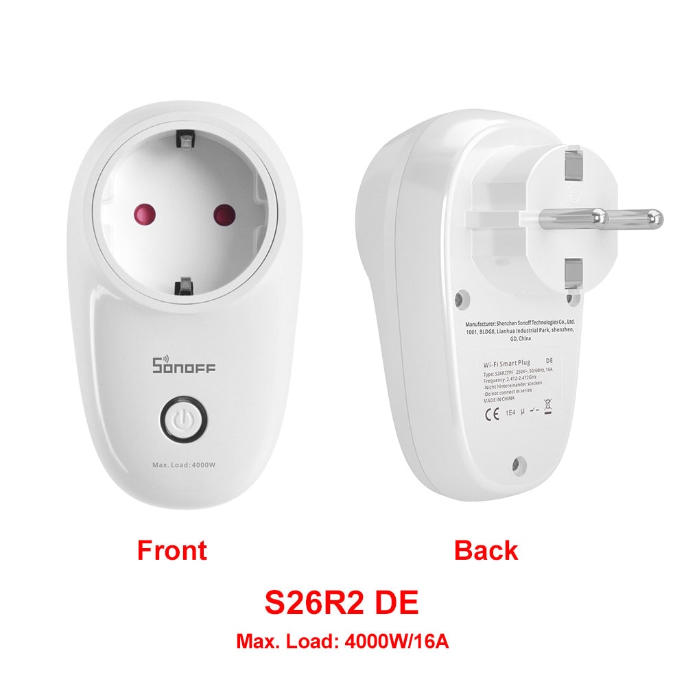 

SONOFF S26R2 Wi-Fi умная розетка