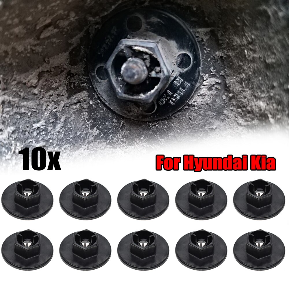 

10X свод колеса брызговик зажим гайка для Kia Hyundai Blue On greath1 H100 H350 Ioniq Maxcruz i10 i20 i30 i40 ix35 ix55