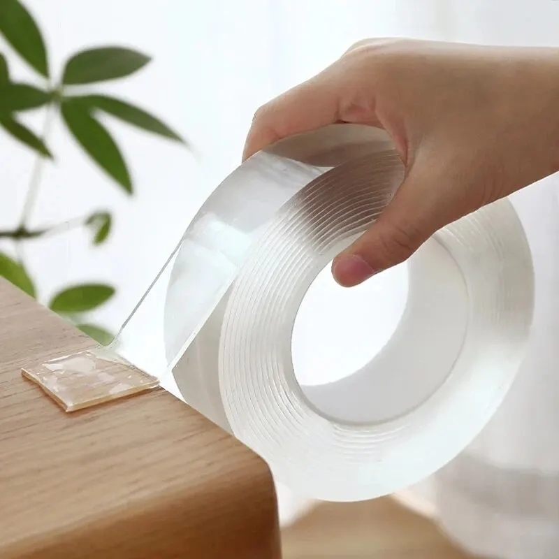 

Прозрачный двусторонний клейкий скотч Gekkotape