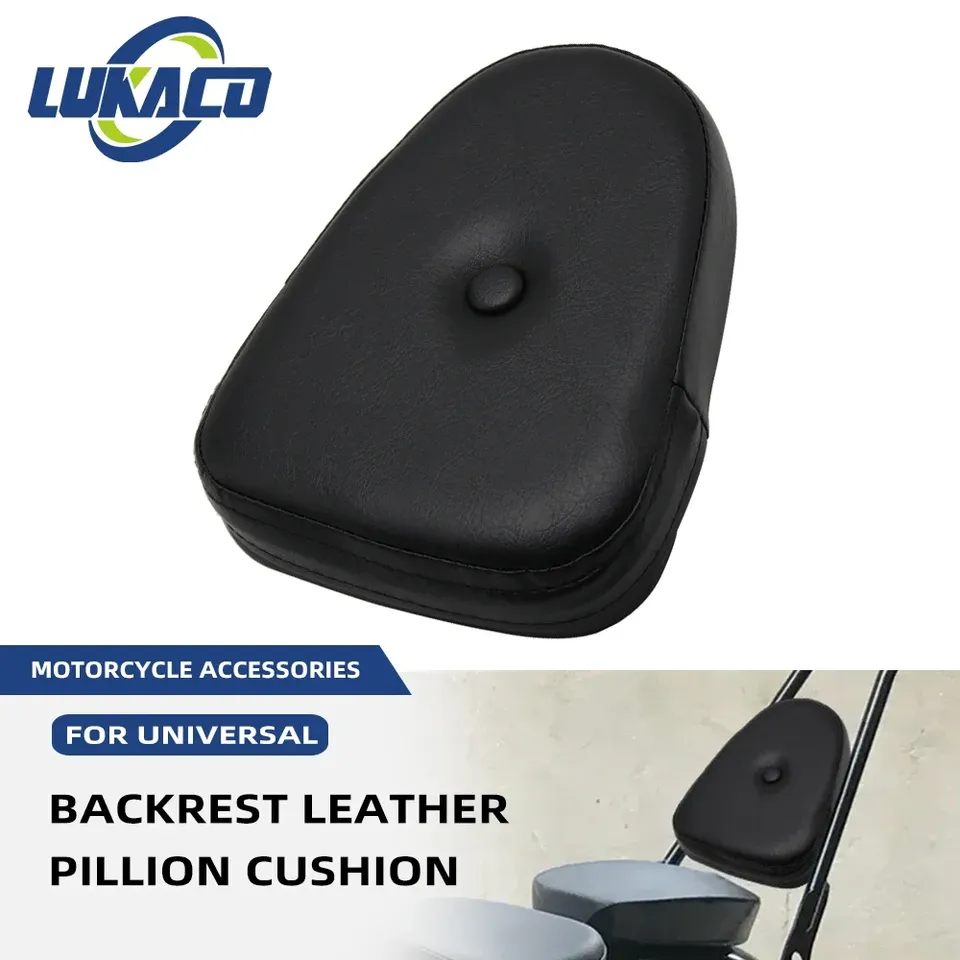 

Кожаная подушка на спинку, универсальная подушка для мотоцикла Sissy Bar Pillion для Harley Yamaha Honda Suzuki Kawasaki Chopper Cruiser