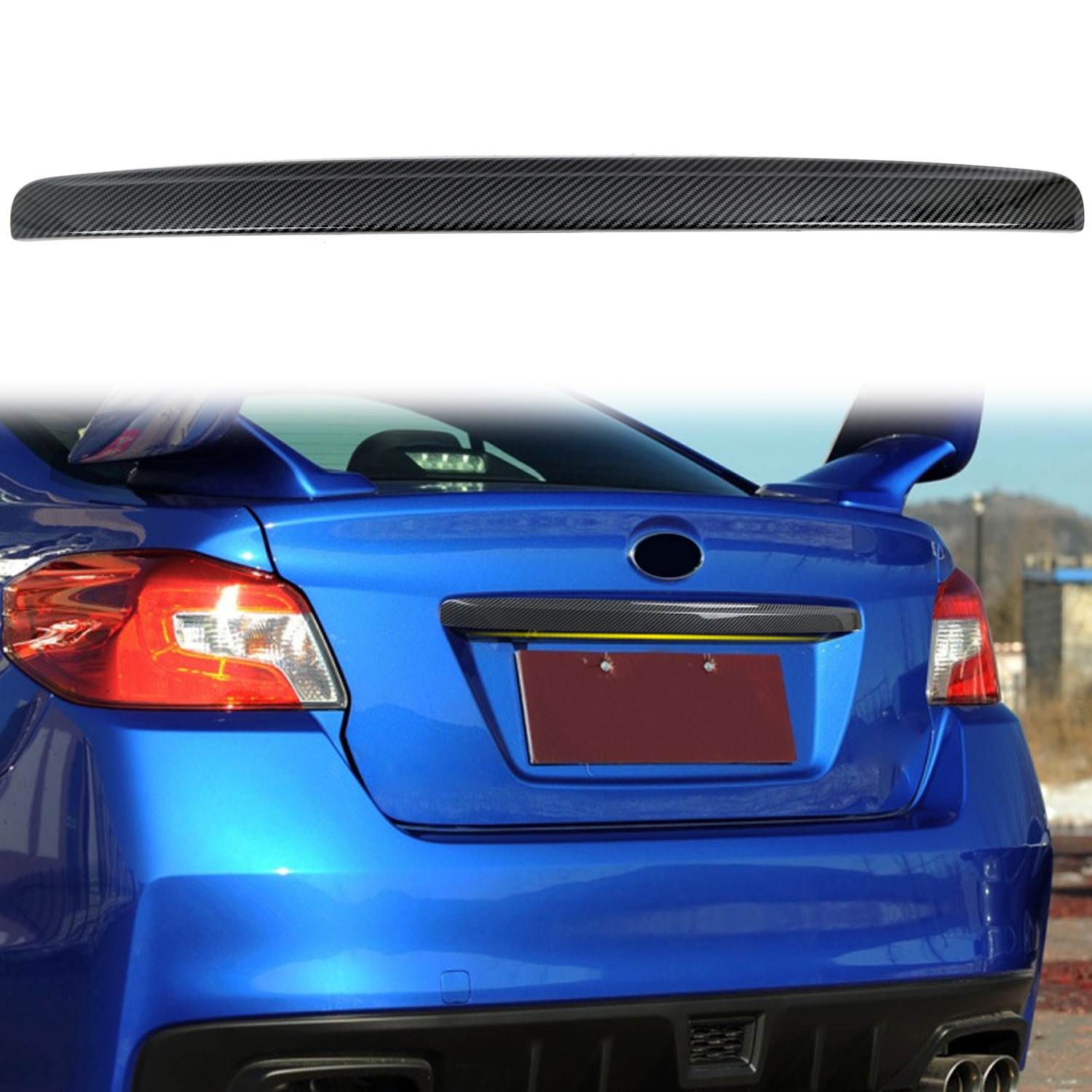 

Аксессуары для стайлинга автомобилей Subaru WRX/ WRX STI 2015-2021, декоративная крышка заднего багажника из АБС-пластика, отделка, 1 шт.