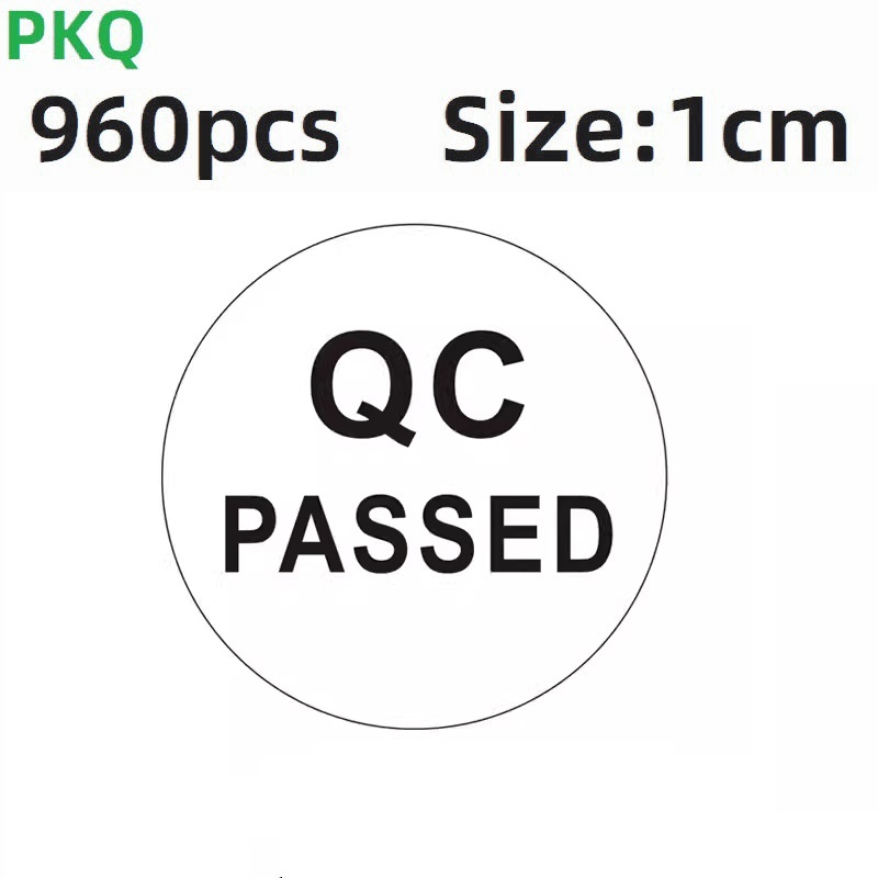 

Бумажные этикетки QC PASS 1 см