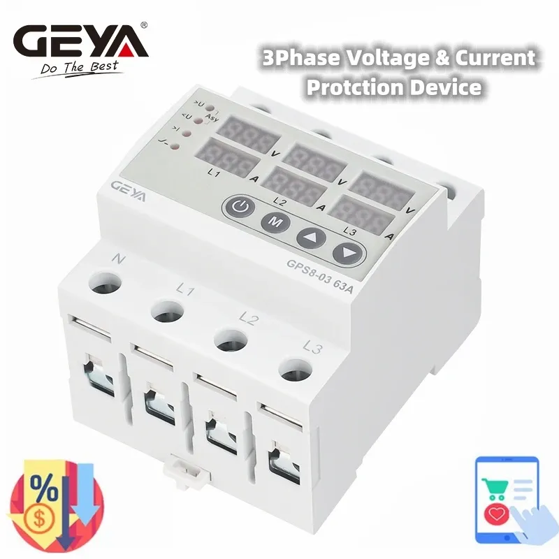 

GEYA GPS8-03 реле напряжения 3 фазы