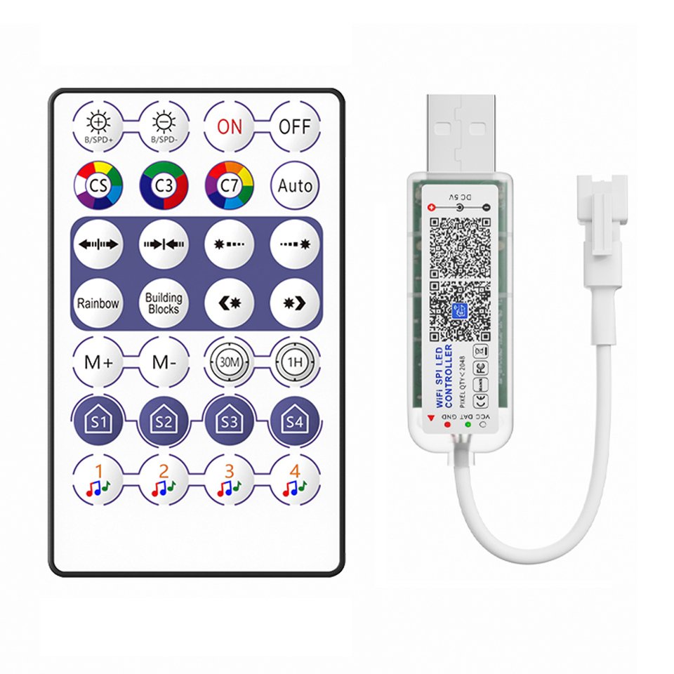 

RGB Контроллер WS2811 WS2812B 24/28 клавиш SurpLife