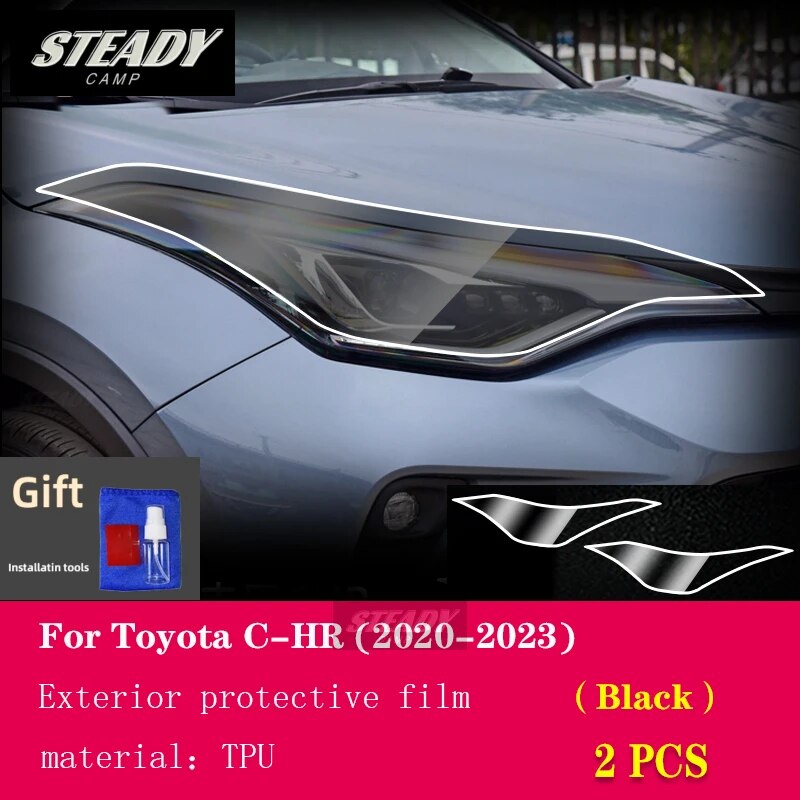 

Для Toyota C-HR 2020-2022 2023 внешняя фара автомобиля с защитой от царапин