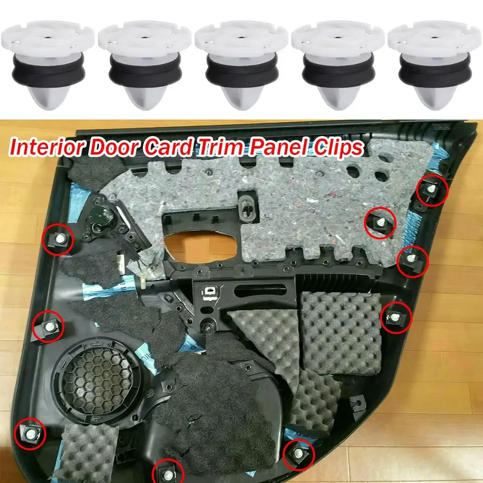 

20/40 шт. зажимы для внутренней дверной панели для Renault Megane 2 3 Samsung Laguna Peugeot 208 308 508 Citroen DS4 DS5 7703077476 9345ZN