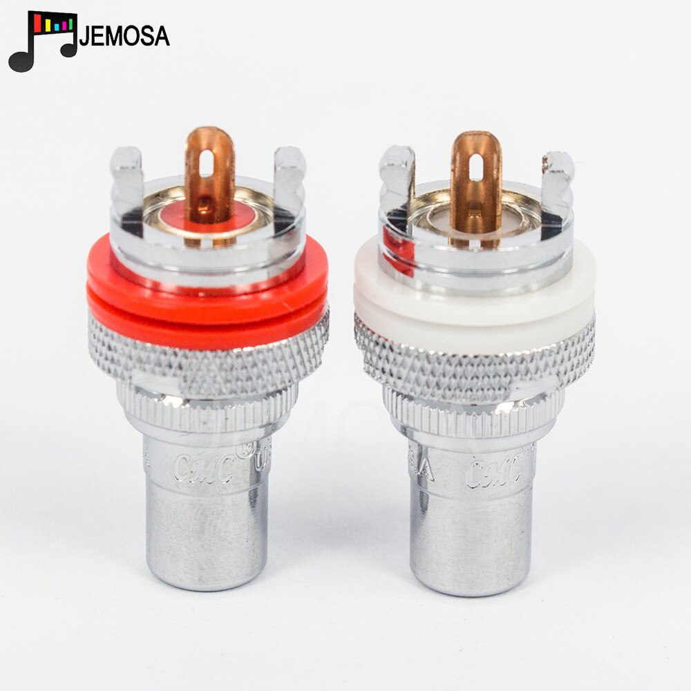 

JEMOSA RCA Jack & Plug, белый, красный