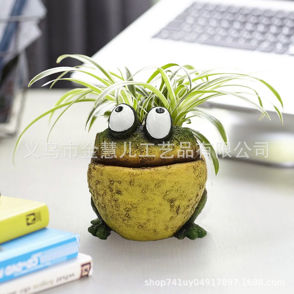 

Игровая лягушка подвеска для суккулентов