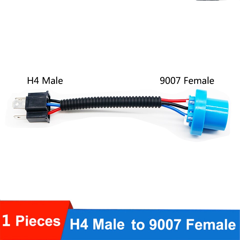 

1 шт., переходник H11 9005/9006 9007 H4 H13, Штекерный разъем