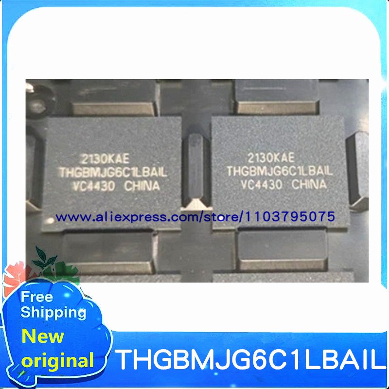 

5 шт./лот THGBMJG6C1LBAIL TFBGA153 100% новый оригинальный запас