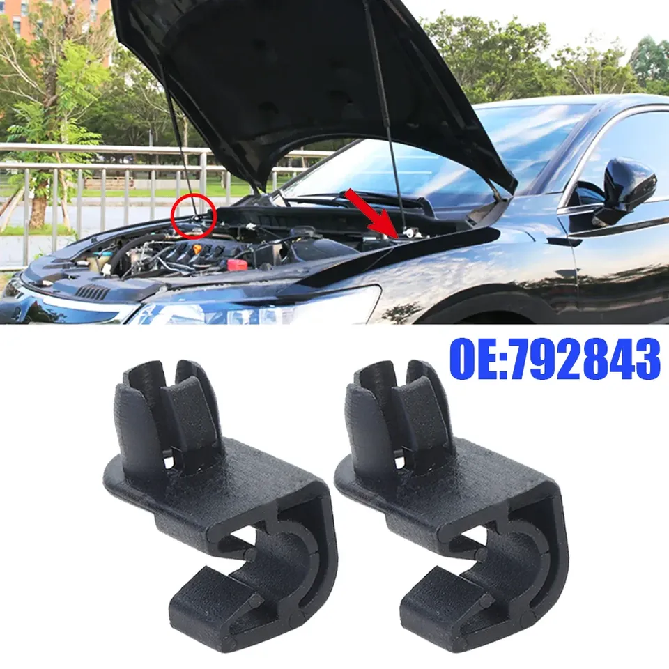 

2x 792843 Автомобильный держатель капота Prod Rod Support Stay Clips для Peugeot 2008 208 301 308 2007 2008 2009 2010-2021 Partner