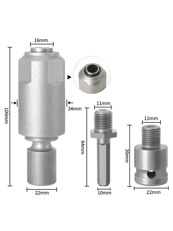 

Adapter for converting Impact Wrench to Electric Hammer isfriday