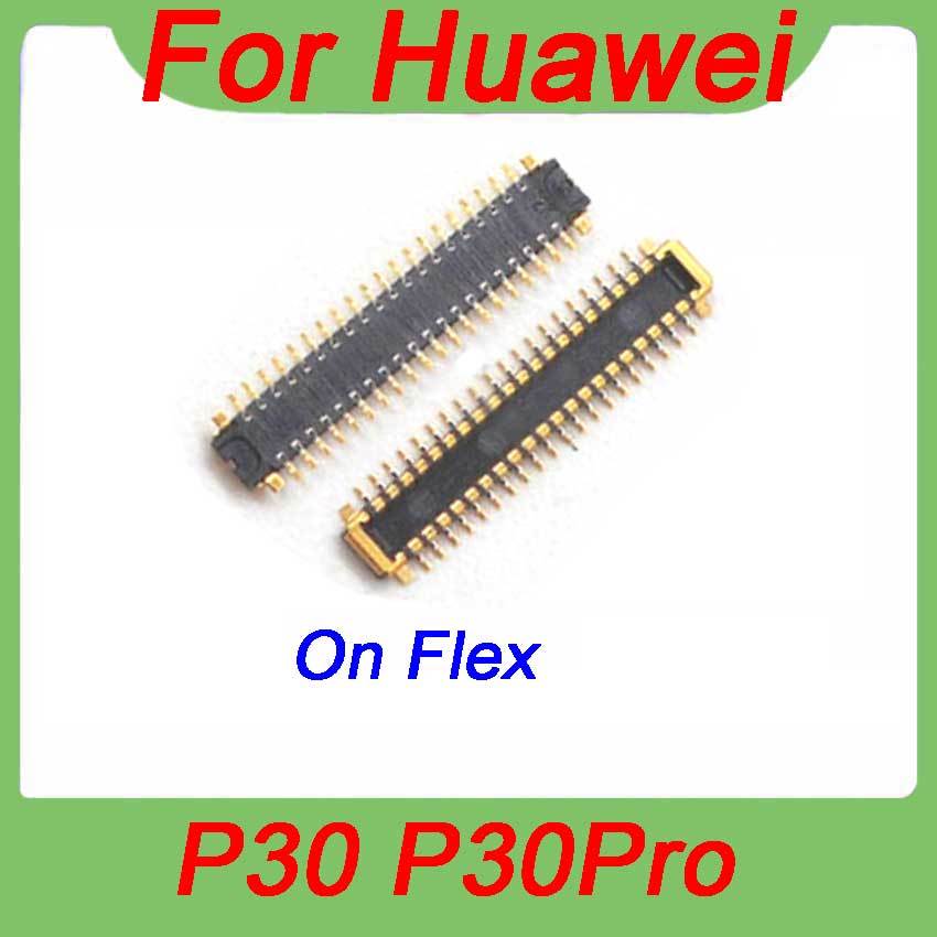 

2 шт. USB-порт для зарядки, разъем FPC для Huawei P30 Pro P30Pro, зарядное устройство, логика на материнской плате, гибкий кабель