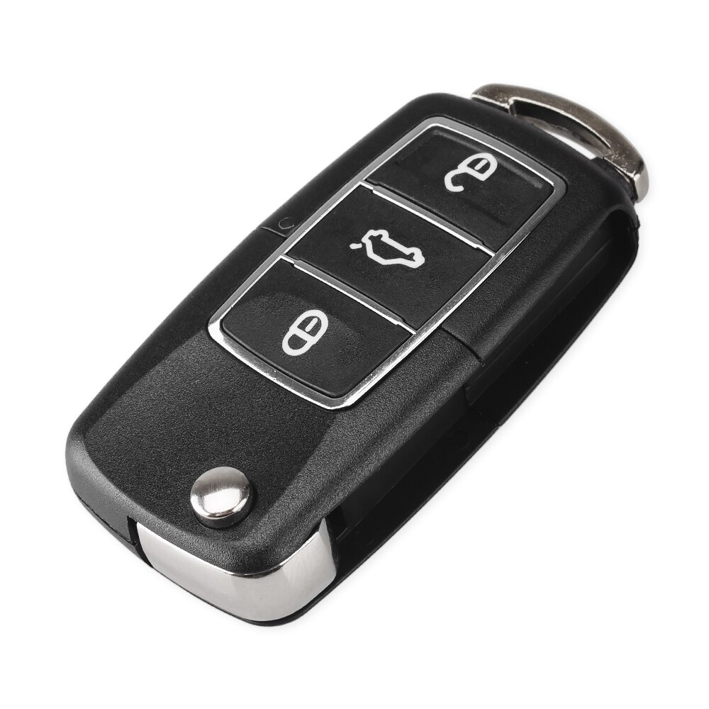 

Складной автомобильный брелок-чехол KEYYOU для Volkswagen Vw Jetta Golf Passat Beetle Polo Bora 3 кнопки дистанционный брелок-Чехол