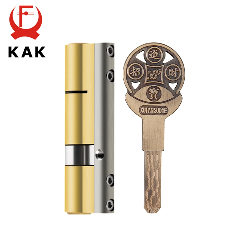 

Цилиндр замка KAK медный 8 ключей