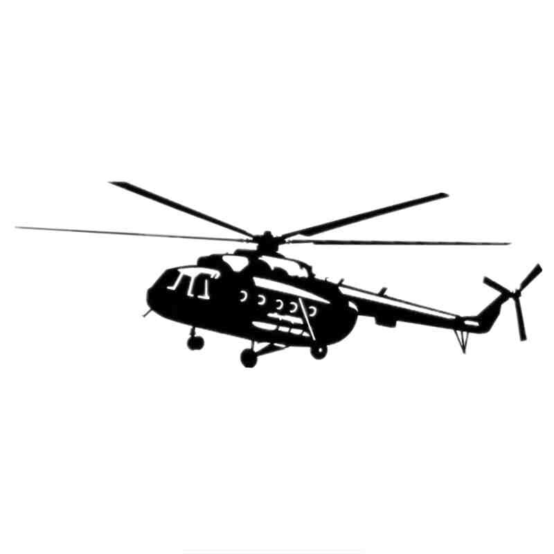 

LYKX автомобильная наклейка вертолет Mi-8 самолет автомобили мотоциклы внешние аксессуары ПВХ наклейка для Toyota Honda Lada Vw